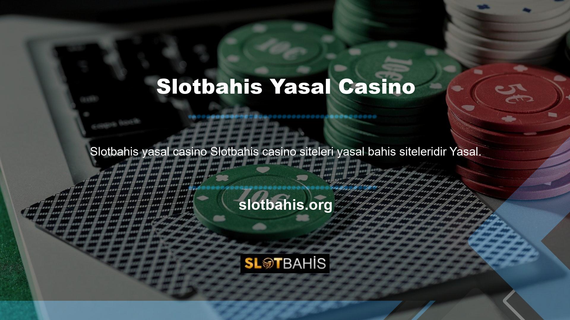 Casino sitelerinin Türkiye'de faaliyet göstermesi için Slotbahis casino siteleri yasal bahis siteleri yasal bahis siteleri yerine getirilmelidir